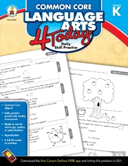 Bertrand.pt - Common Core Language Arts 4 Today, Grade K