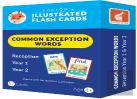 Common Exception Words Flash Cards: Reception, Year 1 And Year 2 Words - Perfect For Home Learning - With 109 Colourful Illustrations