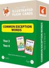 Common Exception Words Flash Cards: Year 3 And Year 4 Words - Perfect For Home Learning - With 106 Colourful Illustrations