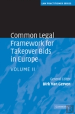 Bertrand.pt - Common Legal Framework For Takeover Bids In Europe