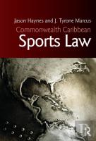 Commonwealth Caribbean Sports Law
