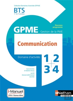 Bertrand.pt - Communication - Bts Gestion De La Pme 1ere/2eme Annees (Dom Act Gpme) Livre + Licence Eleve - 2018