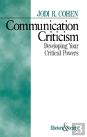 Communication Criticism