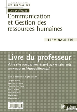 Bertrand.pt - Communication Et Gestion Des Ressources Humaines Terminale Stg Les Specialites/Les Pratiques)