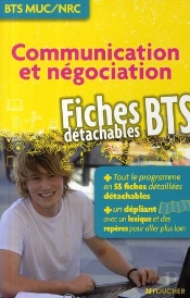 Communication Et Négociation ; Bts Muc