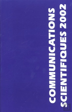 Bertrand.pt - Communication Scientfiques 2002