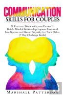 Communication Skills For Couples