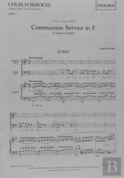 Communion Service In E (Collegium Regale)