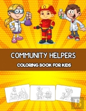 Community Helpers Coloring Book For Kids