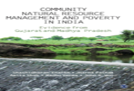 Community Natural Resource Management And Poverty In India