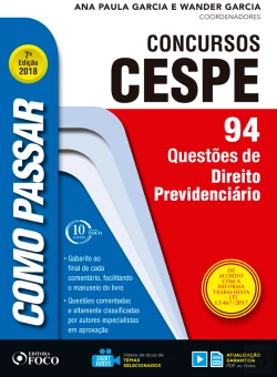 Bertrand.pt - Como Passar Em Concursos Cespe: Direito Previdenciário