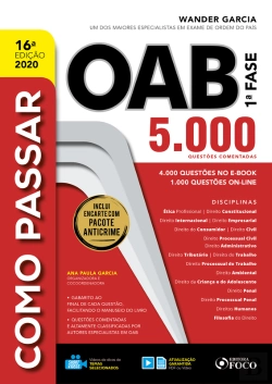 Bertrand.pt - Como Passar Na Oab 1ª Fase - 16. Ed. - 2020.