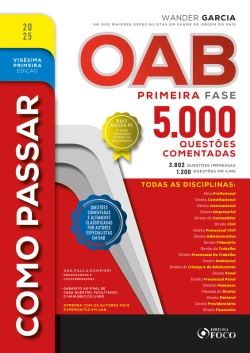 Bertrand.pt - Como Passar Na Oab - 1ª Fase - 5.000 Questões Comentadas - 21ª Ed - 2025
