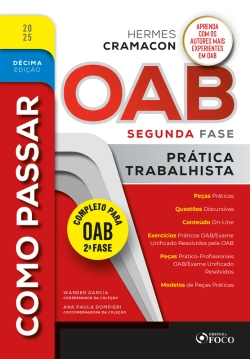 Bertrand.pt - Como Passar Na Oab 2ª Fase - Prática Trabalhista - 10ª Ed - 2025