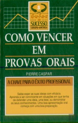 Bertrand.pt - Como Vencer em Provas Orais