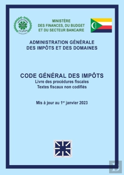 Bertrand.pt - Comores - Code General Des Impots 2023
