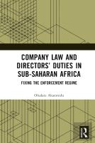 Company Law And Directorsâ€™ Duties In Sub-Saharan Africa