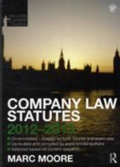 Company Law Statutes 2012-2013