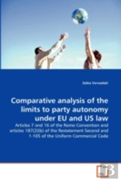 Comparative Analysis Of The Limits To Party Autonomy Under Eu And Us Law
