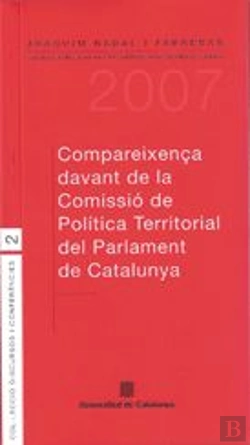 Bertrand.pt - Compareixença Davant La Comissio De Politica Territorial Del Parlament De Catalunya