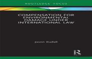 Compensation For Environmental Damage Under International Law