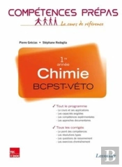 Competences Prepas : Chimie ; Bcpst-Véto 1re Année