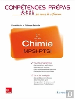 Bertrand.pt - Competences Prepas : Chimie ; Mpsi-Ptsi 1re Année