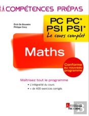 Competences Prepas : Mathématiques Pc Pc*-Psi Psi* (2e Année)