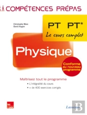 Competences Prepas : Physique ; 2e Année Pt Pt