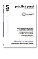 Competencia De Los Organos Penales