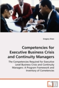 Bertrand.pt - Competencies For Executive Business Crisis And Continuity Managers