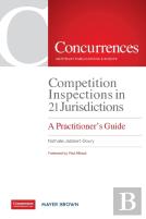 Competition Inspections In 21 Jurisdictions