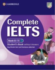 Complete Ielts Bands 6.5-7.5 Student'S Book Without Answers