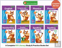 Bertrand.pt - Complete Key Stage 1 Literacy Study & Practice Books - 8-Book Bundle! English, Phonics, Spelling, Handwriting, Reading Comprehension For Ages 4 - 7