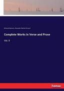 Complete Works In Verse And Prose