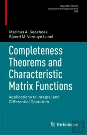 Completeness Theorems And Characteristic Matrix Functions