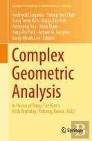 Complex Geometric Analysis