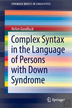 Bertrand.pt - Complex Syntax In The Language Of Persons With Down Syndrome