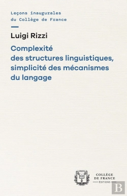 Bertrand.pt - Complexité Des Structures Linguistiques, Simplicité Des Mécanismes Du Langage