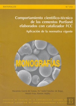 Bertrand.pt - Comportamiento Científico-Técnico De Los Cementos Portland Elaborados Con Catalizador Fcc
