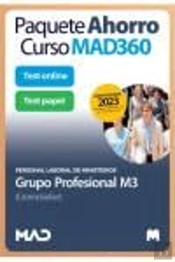 Bertrand.pt - Compra Anticipada Paquete Ahorro Curso Mad360 Test Papel Y Online Personal Laboral Ministerios Grupo