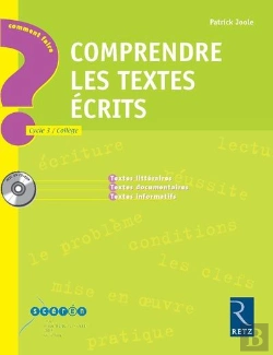 Bertrand.pt - Comprendre Des Textes Écrits (+ Cd-Rom)
