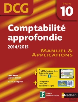 Bertrand.pt - Comptabilite Aprofondie 2014/2015 Epreuve 10 Dcg Manuel Et Applications 2014