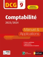 Comptabilite - Dcg - Epreuve 9 - Manuel Et Applications - 2023/2024