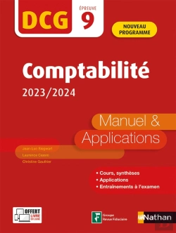 Bertrand.pt - Comptabilite - Dcg - Epreuve 9 - Manuel Et Applications - 2023/2024