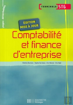 Bertrand.pt - Comptabilité Et Finance D'Entreprise ; Terminale Stg ; Livre De L'Élève