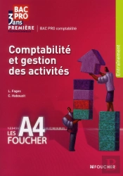 Comptabilité Et Gestion Des Activités ; 1ère Bep Compta