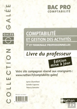 Bertrand.pt - Comptabilite Et Gestion Des Activites Bac Pro Comptabilite Galee Livre Du Professeur 2008