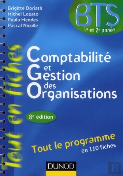 Bertrand.pt - Comptabilite Et Gestion Des Organisations - 8e Edition - Tout Le Programme En 110 Fiches