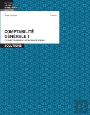 Comptabilité Générale 1 ; Solutions